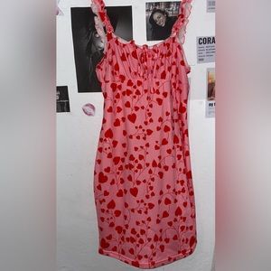 Long dress with heart prints ♥